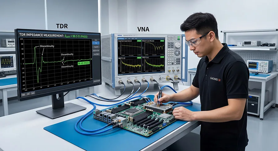 精密電氣特性驗證 — TDR / VNA 高頻量測